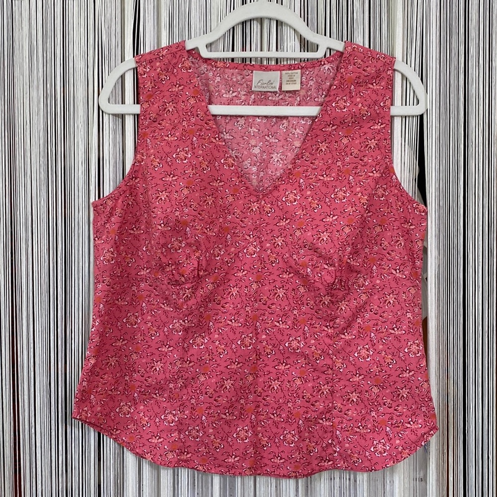 Fiorlini Vintage Floral Top